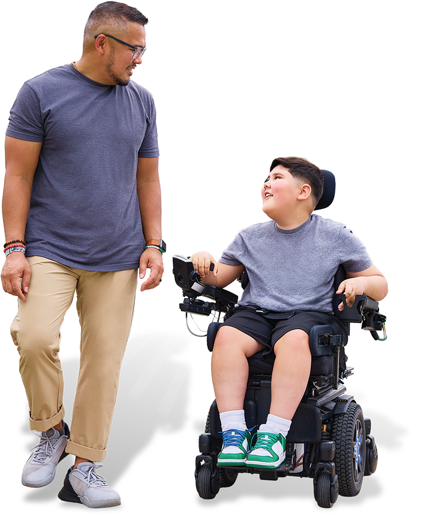 Patient and loved one with Catalyst burst