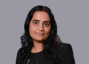 Headshot of Chief Strategy Officer, Preethi Sundaram, PhD