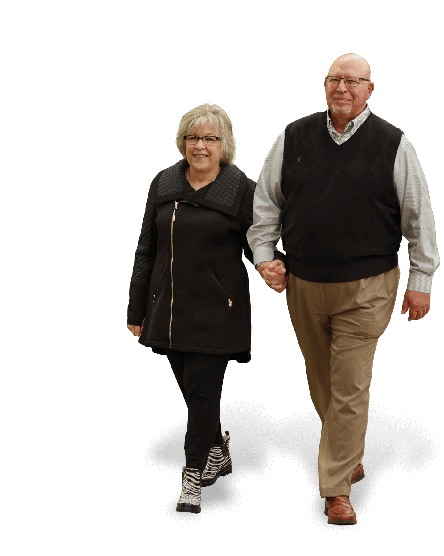 Patient and loved one with Catalyst burst