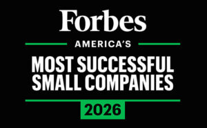 Logo for Forbes' most successful small companies 2026.