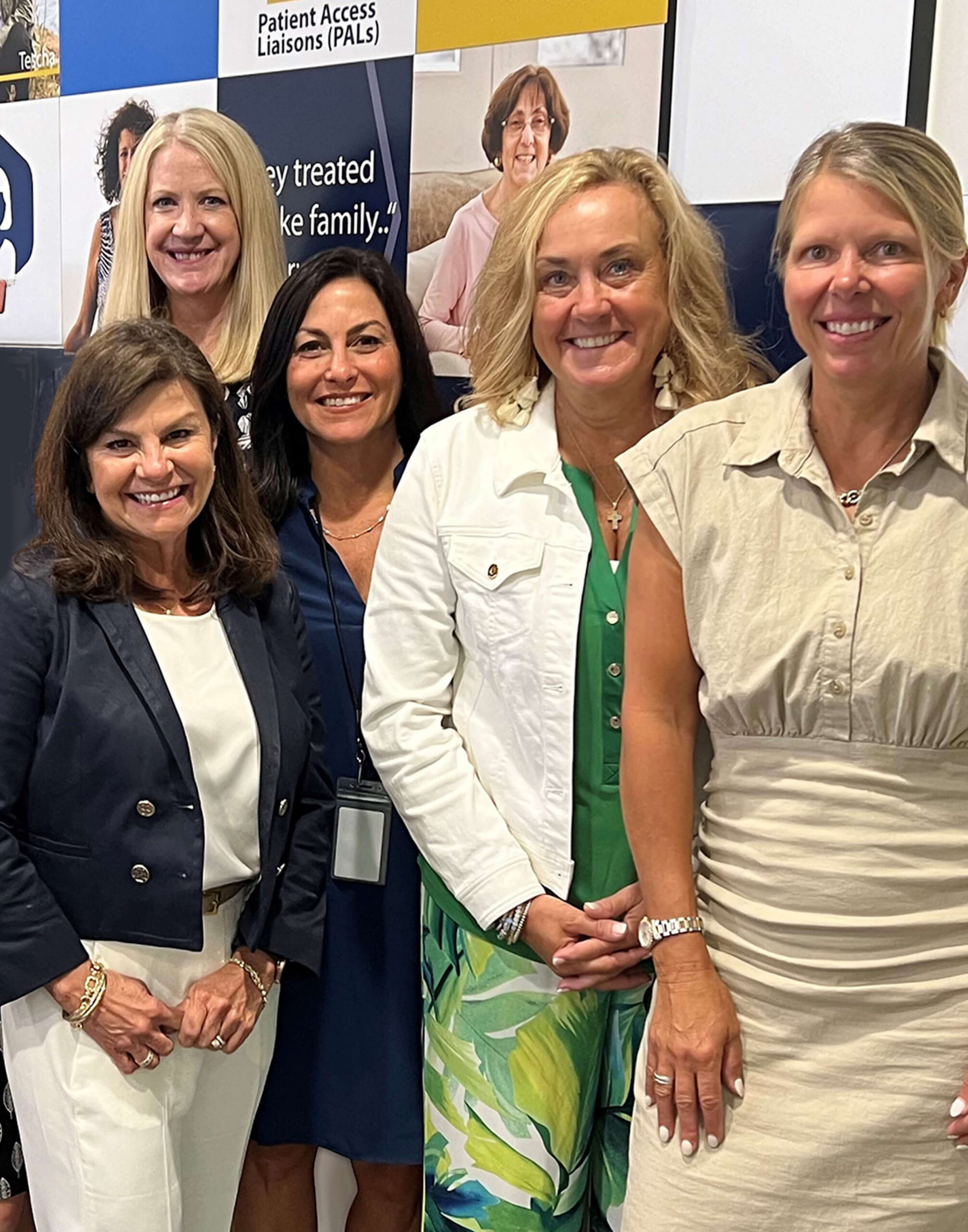 Catalyst employees at a conference